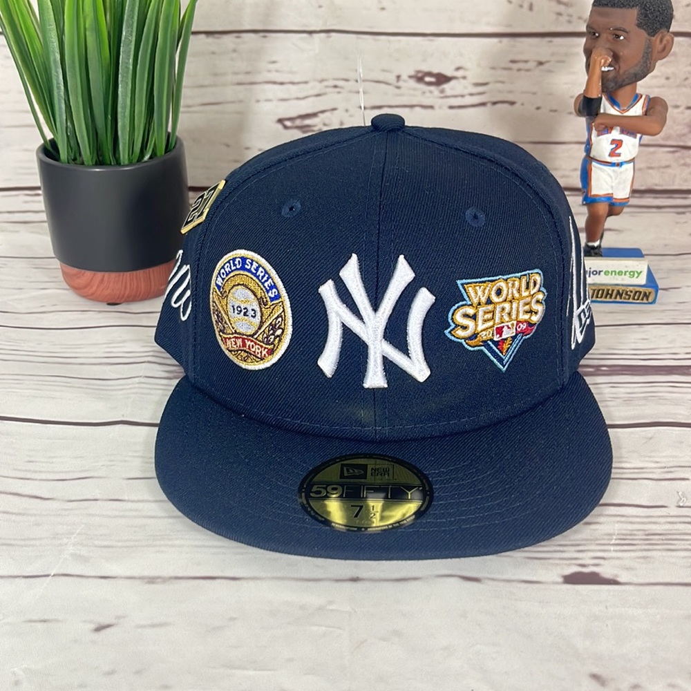 New Era New York Yankees 5950 Historic Champ Fitted Hat Patches 27 Pin